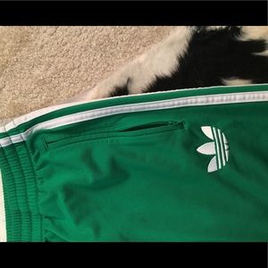 Adidas drawstring athletic pants.